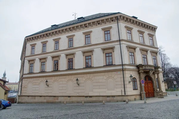 Lichtenštejnský Palác Barokní Palác Nachází Levém Břehu Řeky Vltavy Lesser — Stock fotografie
