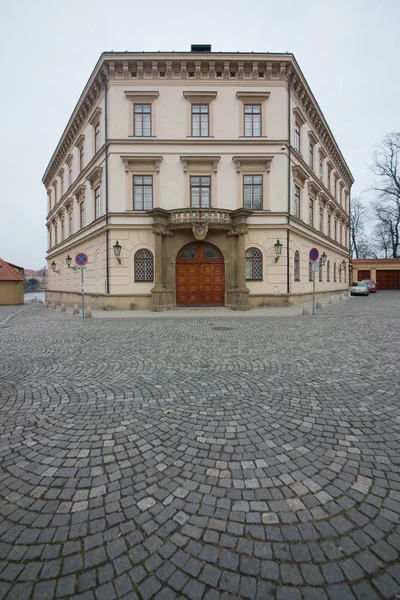 Lihtenştayn Sarayı Lesser Town Prague Vltava Nehri Nin Sol Yakasında — Stok fotoğraf