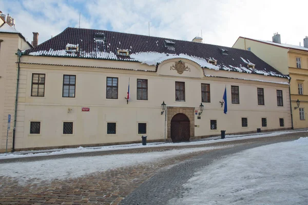 Hrzansky Palac Palace Complex Located Prague Hradany Hradany Square Loretan — Stock Photo, Image