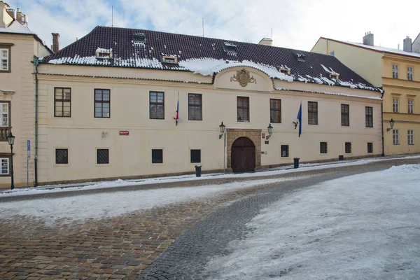 Hrzansky Palac Palace Complex Located Prague Hradany Hradany Square Loretan — Stock Photo, Image