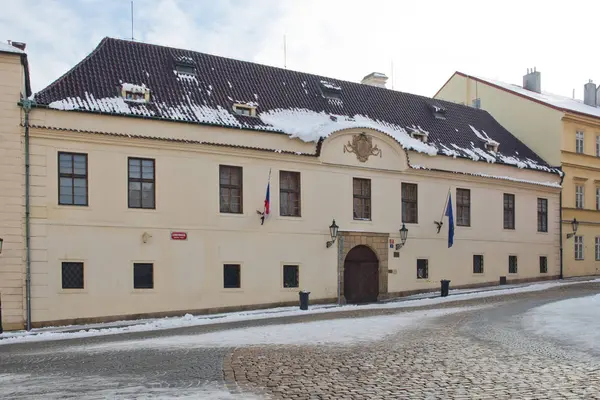 Hrzansky Palac Ett Palats Komplex Beläget Prag Hradany Hradany Torget — Stockfoto