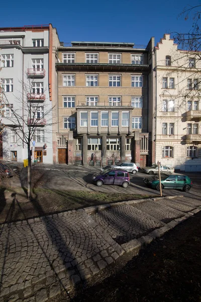 Das Haus Das Für Den Prager Verleger Leichter Gebaut Wurde — Stockfoto