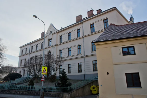 Школа Дьявола Имеет Характер Муниципальной Школы Основателем Является Прага Даблице — стоковое фото