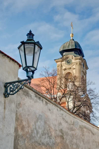 Chiesa San Giovanni Nepomuceno Praga Volte Anche Chiesa Militare Nuovo — Foto Stock