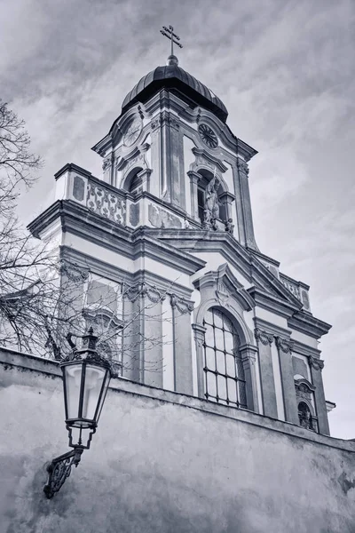 Iglesia San Juan Nepomuk Praga Veces También Iglesia Militar Nuevo —  Fotos de Stock