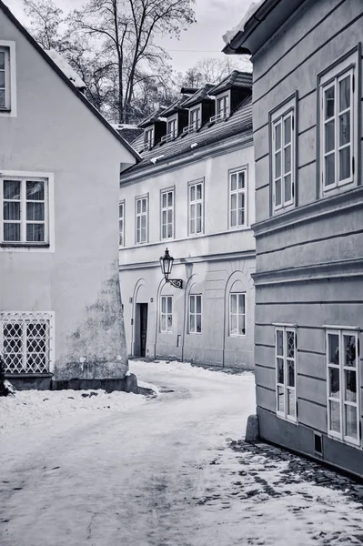 Nouveau Monde Dans Quartier Hradcany Prague Est Situé Nord Ouest — Photo