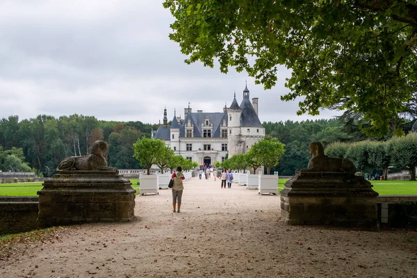 Chateau Chenonceau Fransa Daki Loire Vadisi Nin Indre Loire Bölgesinde — Stok fotoğraf