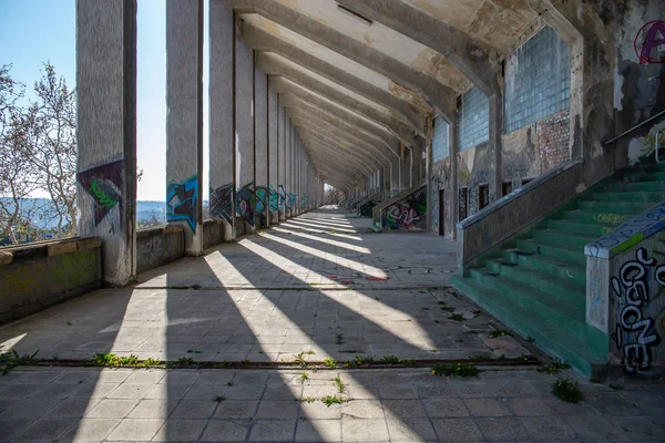 Great Strahov Stadium Uno Stadio Della Repubblica Ceca Situato Nel — Foto Stock