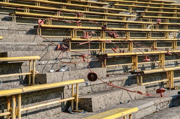 그레이트 스트라호프 스타디움은 프라하의 스트라호프 지구에 경기장입니다 그것은 거대한 규모의 — 스톡 사진