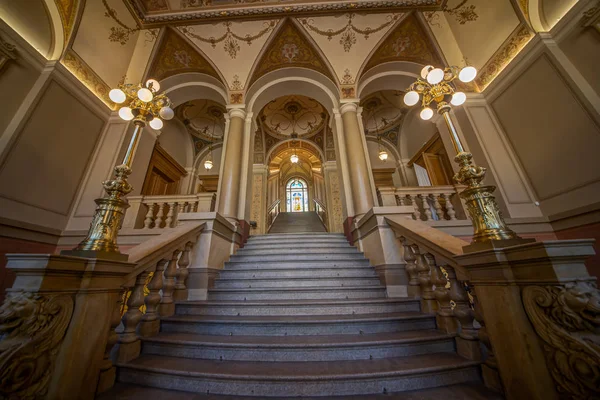 Fundado 1885 Museu Artes Decorativas Praga Está Alojado Edifício Neo — Fotografia de Stock