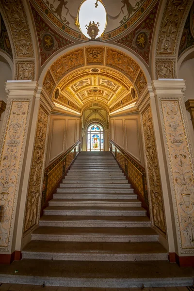 Fundado 1885 Museu Artes Decorativas Praga Está Alojado Edifício Neo — Fotografia de Stock