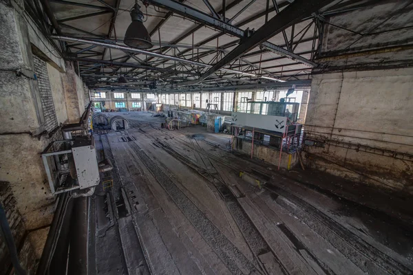 Das Mittelbergwerk Ist Ein Stillgelegtes Braunkohlebergwerk Der Tschechischen Republik Der — Stockfoto