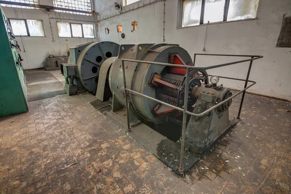 Miniera Centrum Una Miniera Carbone Bruno Chiusa Che Trova Nella — Foto Stock