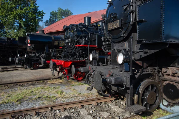 Più Grande Festival Internazionale Locomotive Vapore Della Repubblica Ceca — Foto Stock