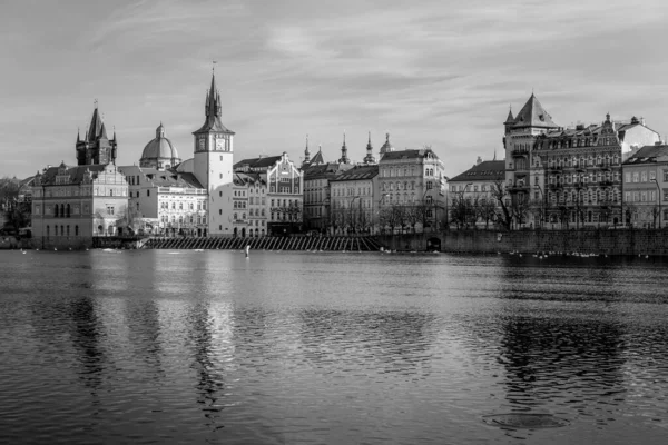 Praga Stolica Największe Miasto Republiki Czeskiej Tajemnicze Ulice Historyczna Dzielnica — Zdjęcie stockowe