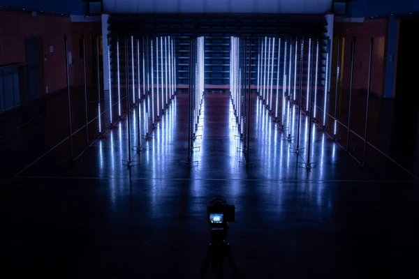 Ausstellung Von Lichtinstallationen Rozsvit Uhrineve — Stockfoto