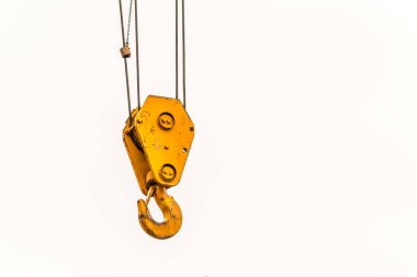 sarı Vinç kanca İnşaat Aracı yapı sanayî için 