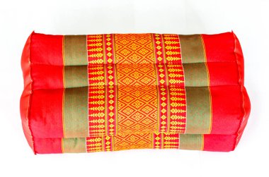 Tay tarzı yastık, Gelenek yerli beyaz arka plan üzerinde izole