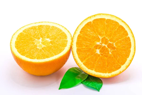 Orange Fruit Isolated White Background — Stock Photo, Image