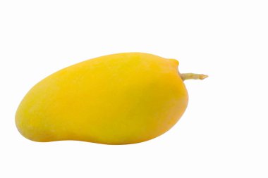 Olgun mango beyaz arkaplanda izole.