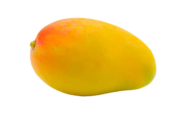 Nahaufnahme Mango Isoliert Auf Weißem Hintergrund — Stockfoto