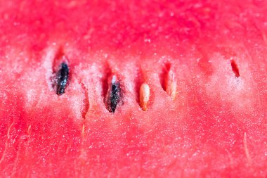 Arkaplan için dilimlenmiş olgun karpuz kullanımını kapat