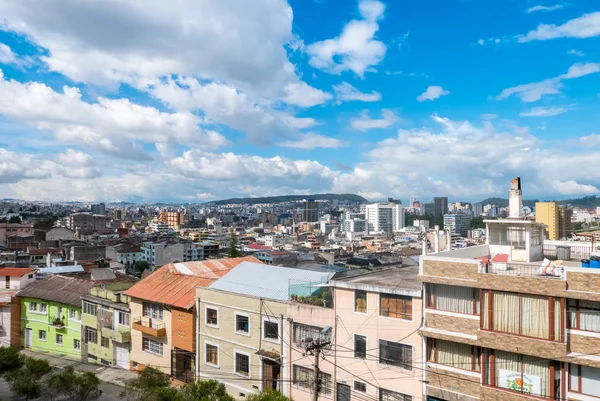 Quito Mai 2018 Quartier Belen Mariscal Sucre Giron Ils Font — Photo