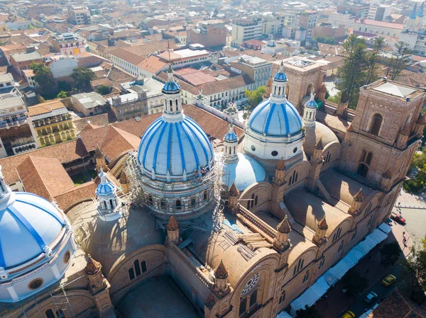 Equador Junho 2018 Vista Magnífica Site Religiouse Mais Popular Cuenca — Fotografia de Stock