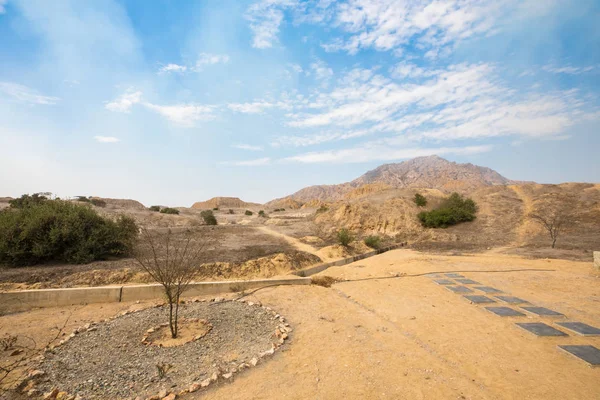 Peru Temmuz Lord Sipan Arkeolojik Sit Chiclayo Şehirde Site Için — Stok fotoğraf