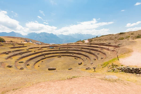 Cuzco Perú Septiembre 2018 Estas Terrazas Circulares Inusuales Fueron Laboratorio —  Fotos de Stock