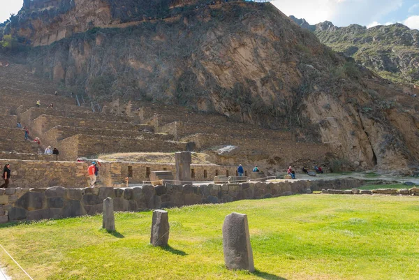 Ollataytambo Peru September 2018 Important Inca Settlement Architecture Similar Macchu — Stock Photo, Image