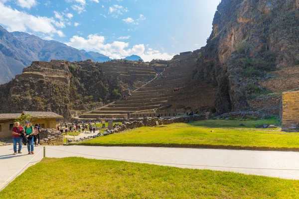 Ollataytambo Perú Septiembre 2018 Este Fue Importante Asentamiento Inca Con —  Fotos de Stock