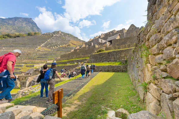 Machu Picchu Perú Septiembre 2018 Sitio Arqueológico Machu Picchu Está —  Fotos de Stock