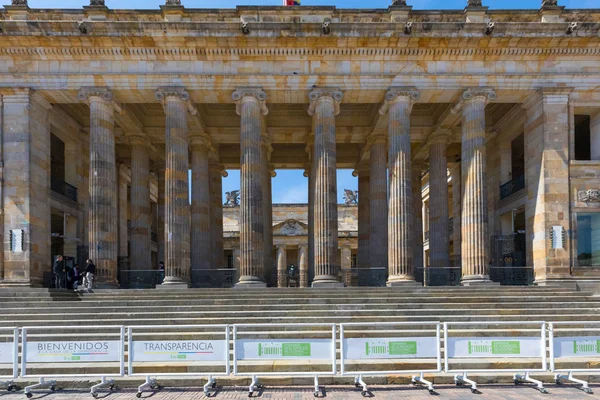 Campidoglio Nazionale in Piazza Bolivar Bogotà Colombia — Foto Stock