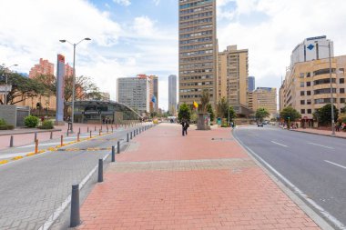 Bogota metro istasyonu Ulusal Müzesi giriş Kolombiya
