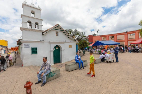 Bogota San Miguel Prens kilise Chorro meydanının hermit — Stok fotoğraf