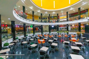 Santa Barbara ticaret merkezi gıda cou Bogota iç görünümü