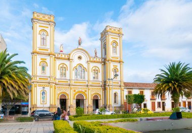 Kolombiya Sogamoso Saint Martin Tours katedral panoramik vie