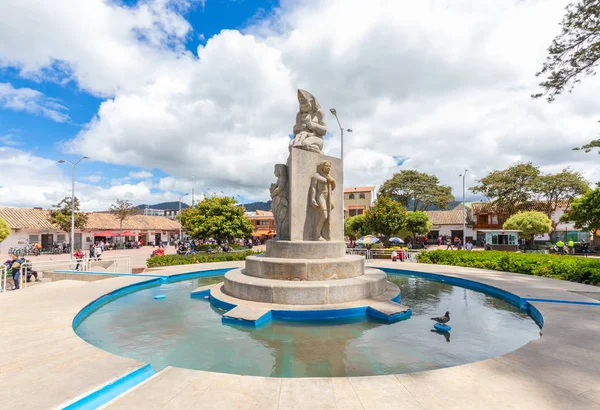 Colombia Monumento Chia a la diosa de la ciudad — Foto de Stock