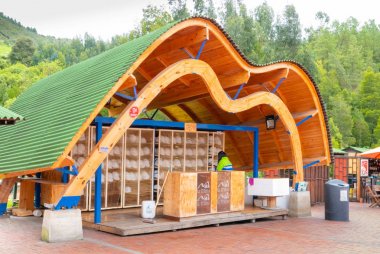 Kolombiya Nemocon maden için güvenlik kask mevduat