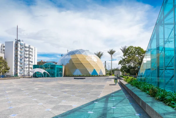 Ciudad de Bogotá Perspectivas geométricas salitre de la plaza Maloka Muse —  Fotos de Stock