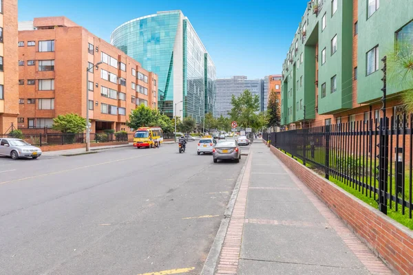 Oficina de la ciudad de Bogotá y edificios residenciales en el dist Salitre —  Fotos de Stock