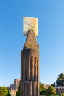 Peru Chucuito antik güneş güneş saati