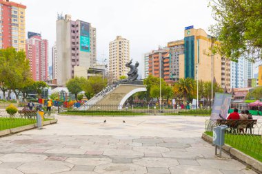 Bolivya La Paz Abaroa meydanı