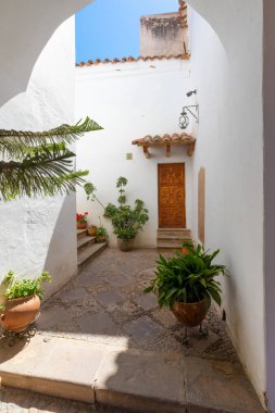 Sucre Bolivya sokakları Sucre 'nin eski kasabasında