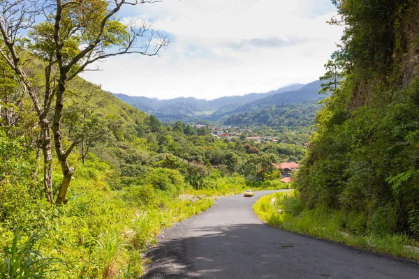 Panamá Boquete Vista Panorámica Del Valle Día Soleado — Foto de Stock