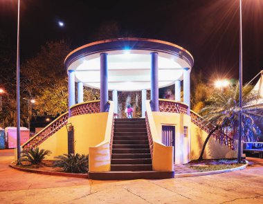Sahne, şehir, Campo Grande - Ms, Brezilya. Coreto da Praça Cuiaba bilinen.