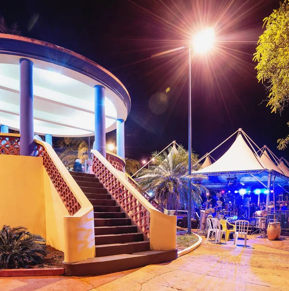 Bandstand Ciudad Campo Grande Brasil Conocido Como Coreto Praca Cuiaba — Foto de Stock