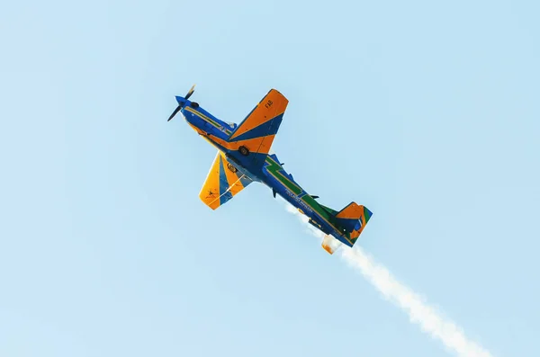 Campo Grande Brasil Setembro 2018 Avião Fab Esquadrilha Fumaca Apresentando — Fotografia de Stock