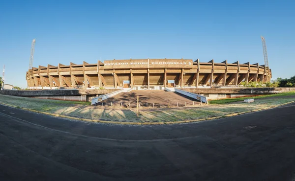 Campo Grande Brasil Dezembro 2018 Foto Panorâmica Entrada Estádio Pedro — Fotografia de Stock